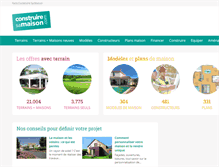 Tablet Screenshot of construiresamaison.com